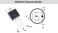 IRF3205 Power MOSFET (TO-220 Package) - 55V 110A High-Current N-Channel Switching Transistor